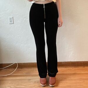 Black Velvet Flares